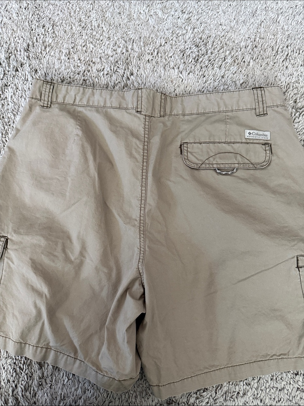 Columbia sportswear Tan Cargo Bermuda Shorts Lightweight Summer hiking outdoor - Picture 9 of 9